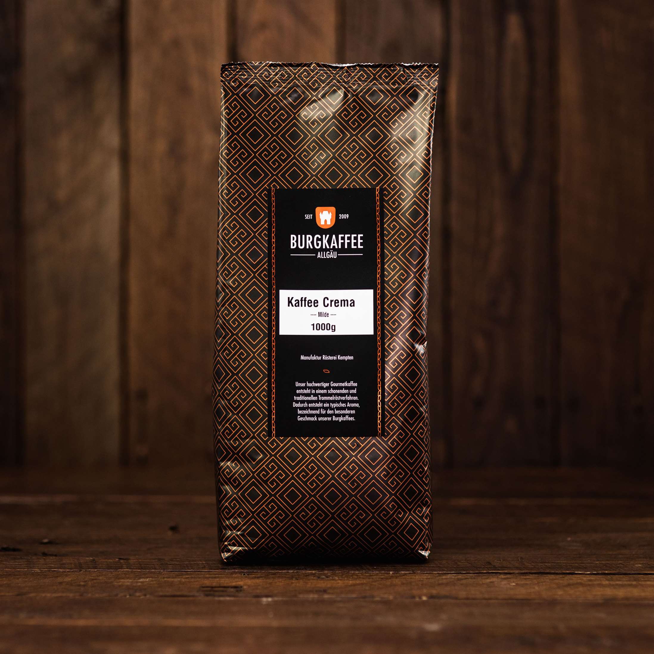 Burgkaffee Kaffee Crema Milde