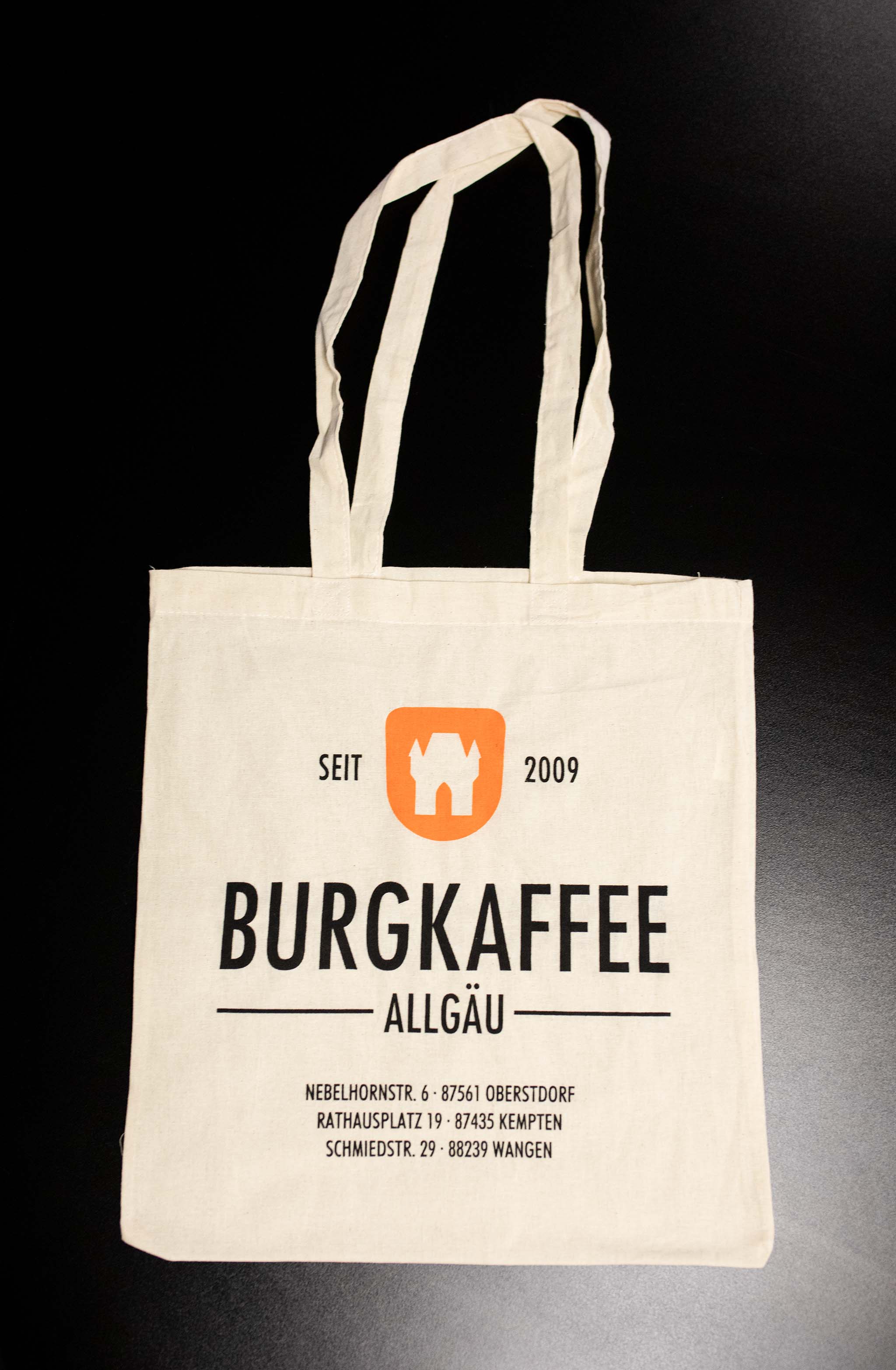Burgkaffee Baumwolle Tragetasche