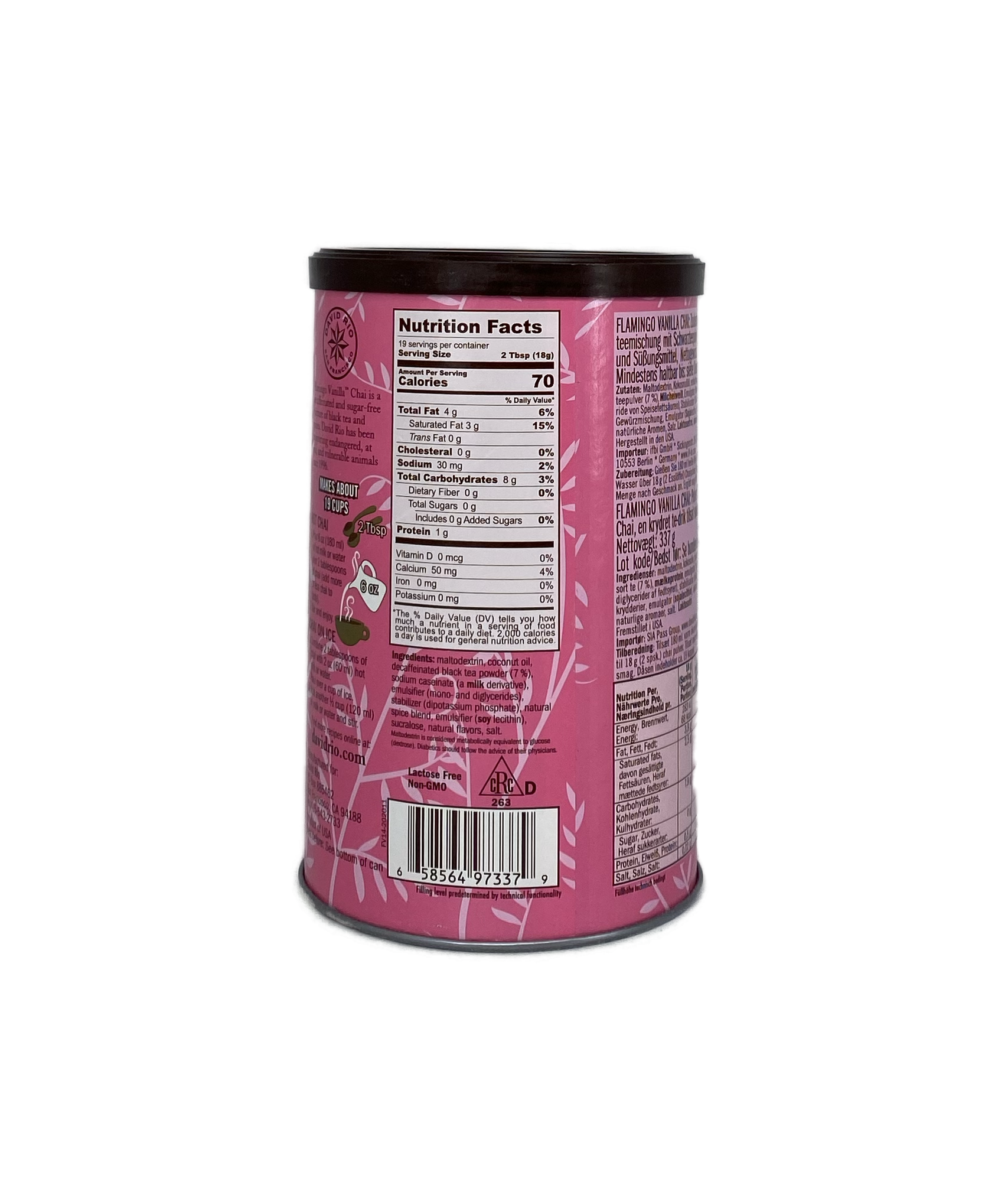 David Rio Flamingo Vanilla Chai