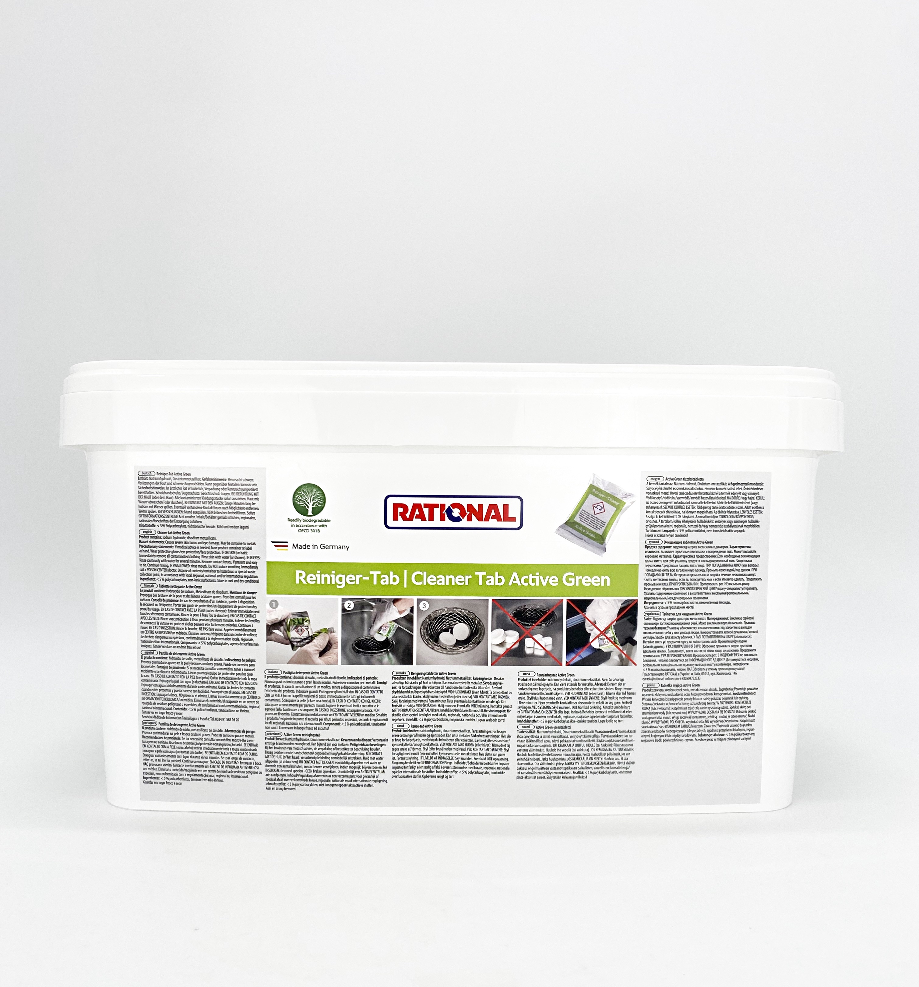 Rational Reiniger-Tab Cleaner Tab Active Green